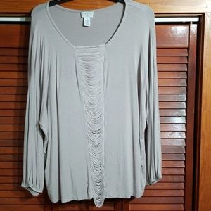 Carmen long sleeve blouse